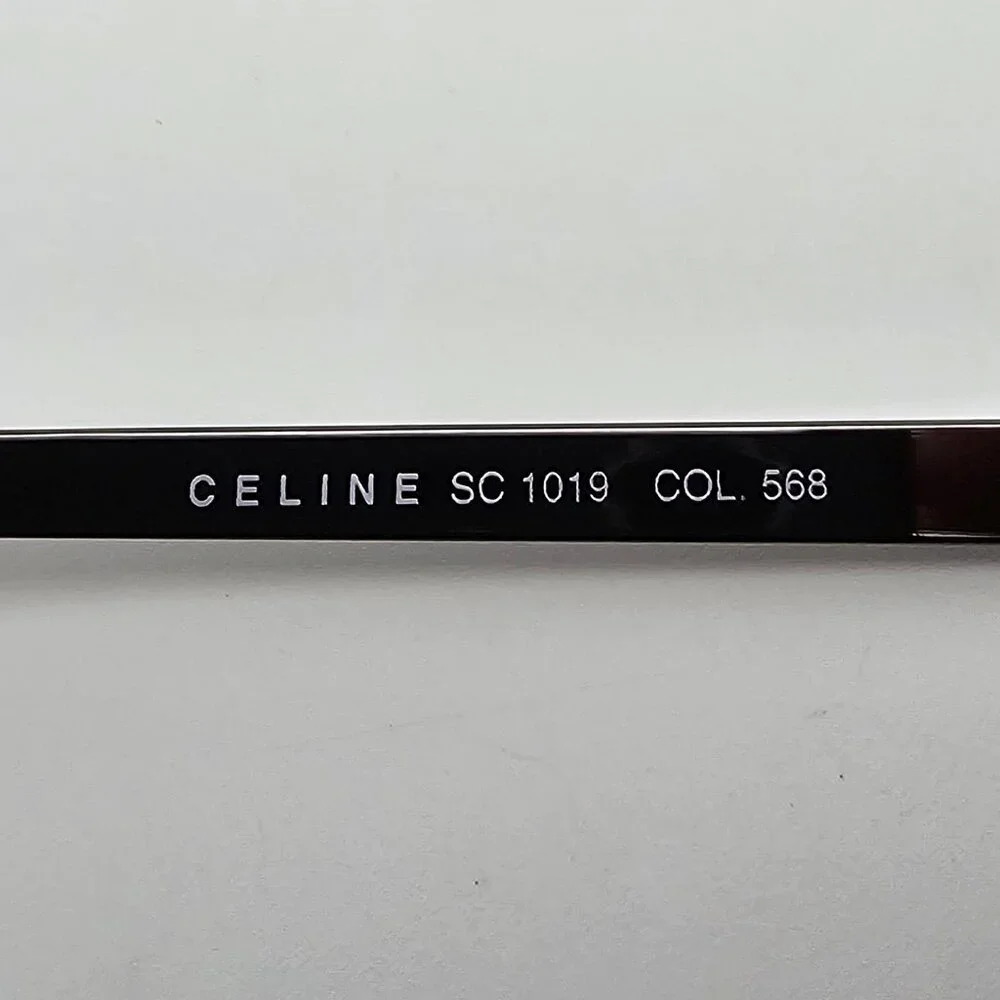 Celine SC1019 Col. 568 Gunmetal Frame Grey Gradient Lens Sunglasses Italy 51mm - Picture 8 of 16